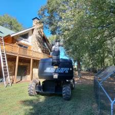 Log Home Surface Stripping And Staining In Jasper GA 21